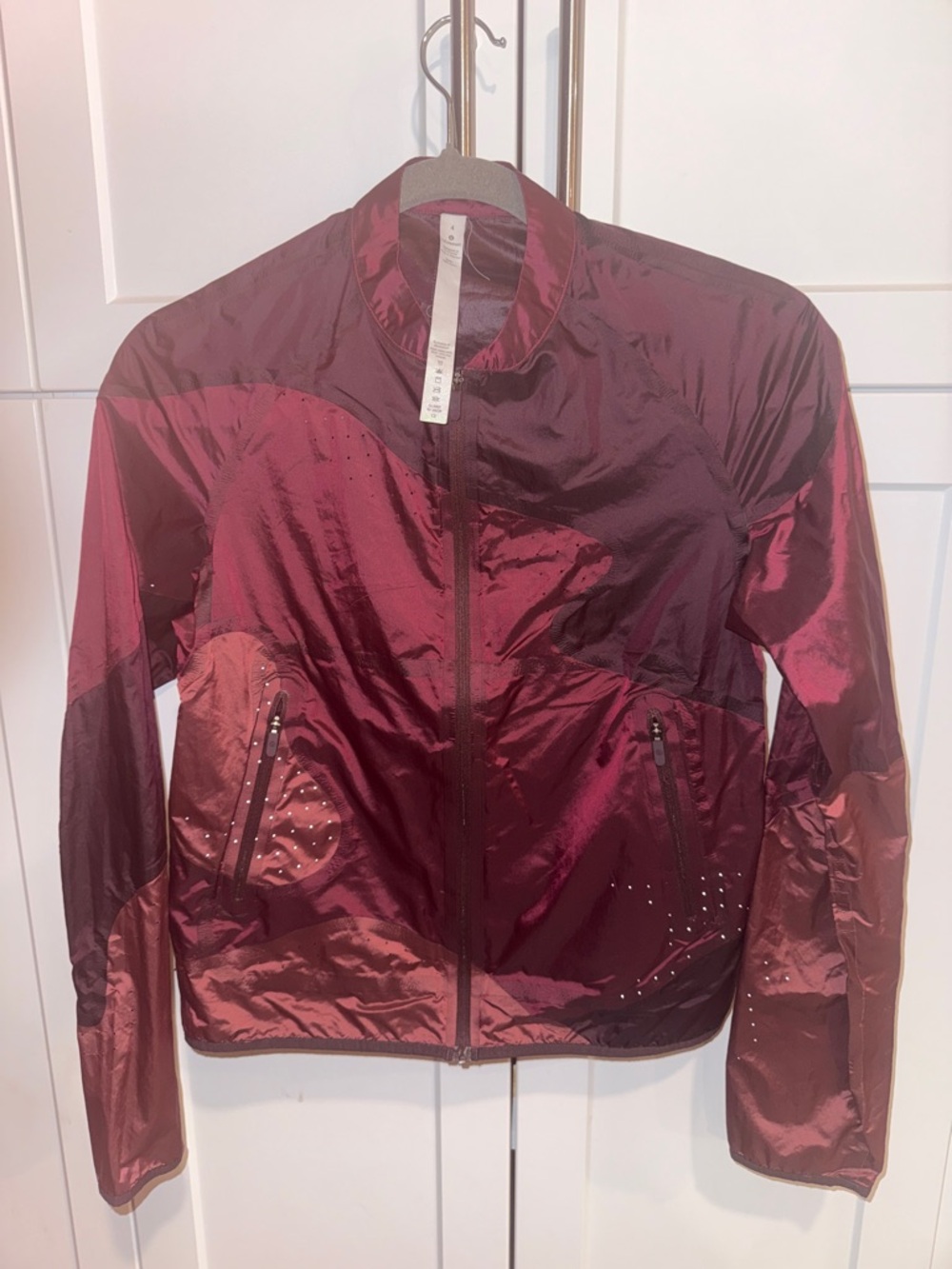 lululemon athletica Women's Burgundy Bomber Jacket